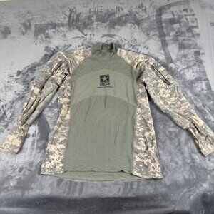 US Army Combat Shirt Massif ACU Camouflage Digital Camo Size Large